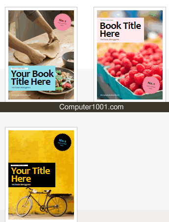 Template Cover Buku Non Fiksi - Lifestyle Book Covers