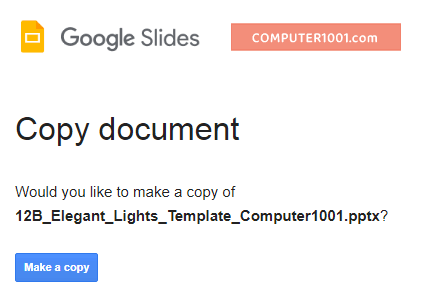 Cara Menggunakan Template Google Slides Cara Menggunakan Template Google Slides