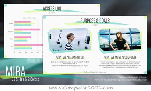 Free PPT Template Animation - Mira