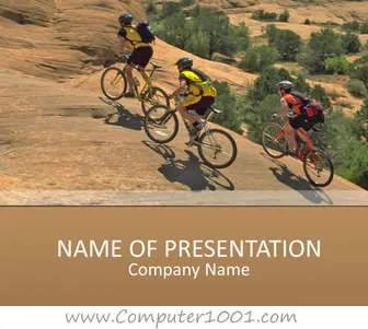 Country Road in Fall PPT Background