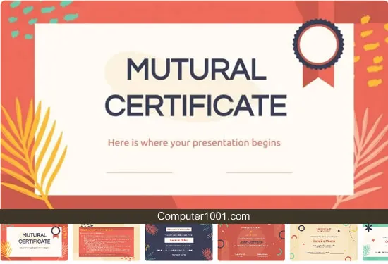 Mutural Certificate Download Template Sertikat Mutural Certificate