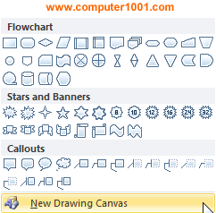 Menyisipkan New Drawing Canvas Menyisipkan New Drawing Canvas