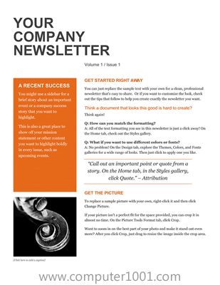 Newsletter Template Template Newsletter Word - Newsletter Template