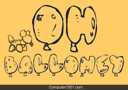 Oh Balloney Font