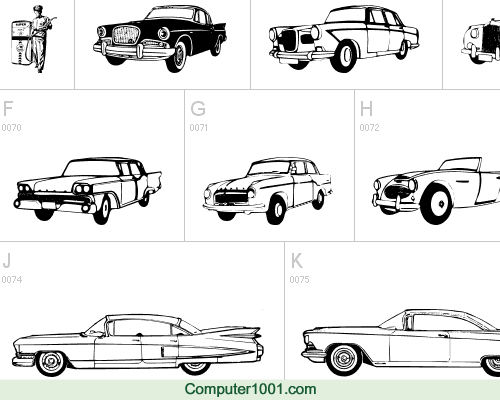 Old Car Font Mobil Jadul