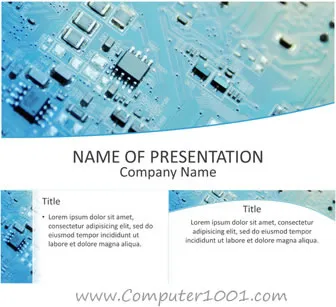 Printed Circuit Board PowerPoint Template Printed Circuit Board PowerPoint Template