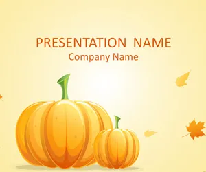 Template PPT Sayur Pumpkin