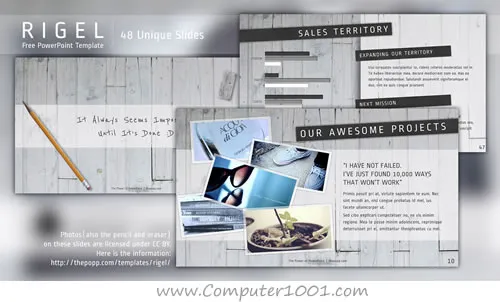 Free PPT Template Animation - Rigel