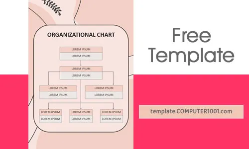 Template Struktur Organisasi Aesthetic PPT Rose PPT Struktur Organisasi Aesthetic Rose