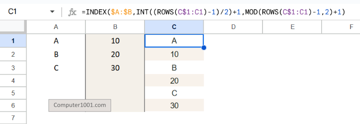 Rumus Menggabungkan 2 Kolom di Google Sheets tanpa Header Cara Menggabungkan 2 Kolom di Google Sheets tanpa Header