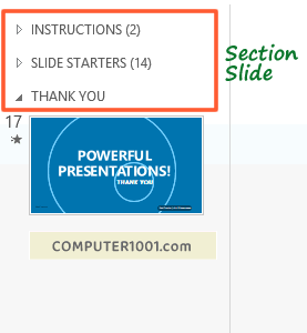 Section PowerPoint Cara Menambahkan Section PowerPoint