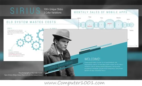 Free PPT Template Animation - Sirius