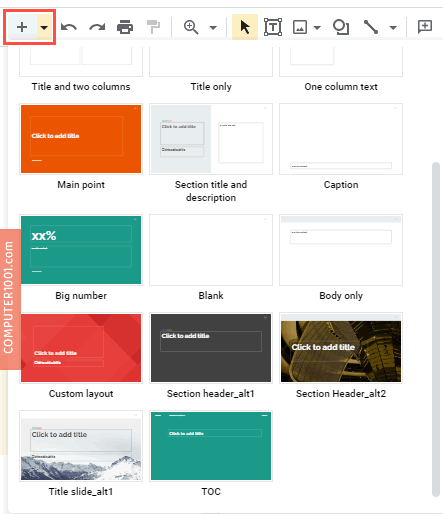 Cara Menambahkan Slide Baru Cara Menambahkan Slide Baru