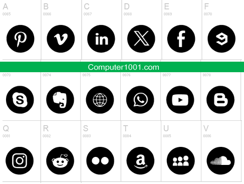 Social Media Circled Social Media Circled