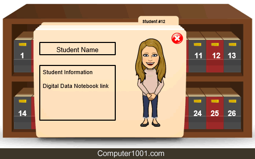 Student File Bookshelf