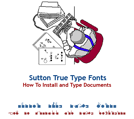 Sutton Fingerspelling Fonts Sutton Fingerspelling Fonts