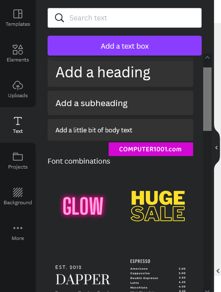 Tab Text Tab Text Panel Editor Canva