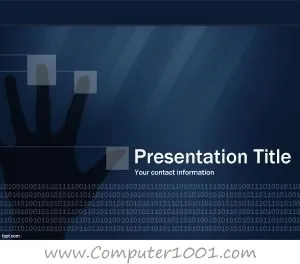 Technology Security PowerPoint Template Technology Security PowerPoint Template