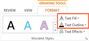 Text Fill dan Text Outline Text Fill dan Text Outline
