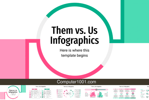 Them vs. Us Infographics Templates Them vs. Us Infographics Templates