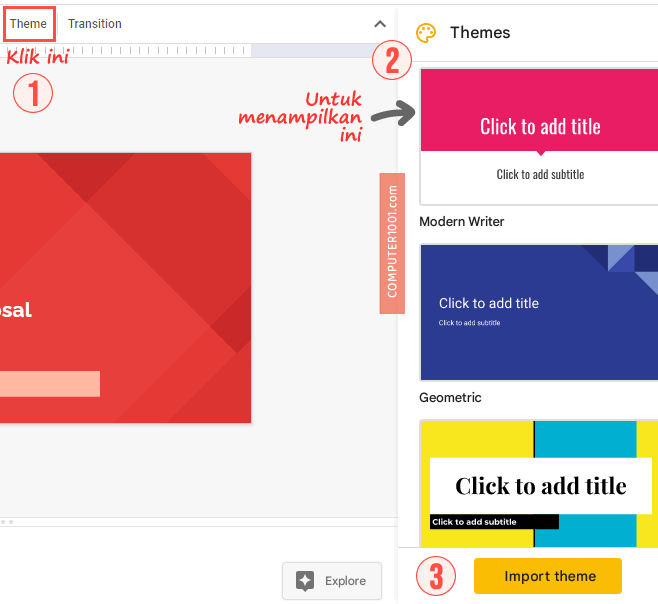 Cara Memilih Theme Google Slides Cara Memilih Theme Google Slides