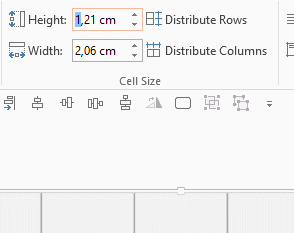 Tinggi Baris Tabel Tidak Bisa Diperkecil