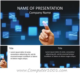 Touch Screen PowerPoint Template Touch Screen PowerPoint Template