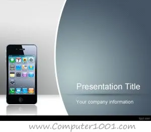 Touchscreen PowerPoint Template