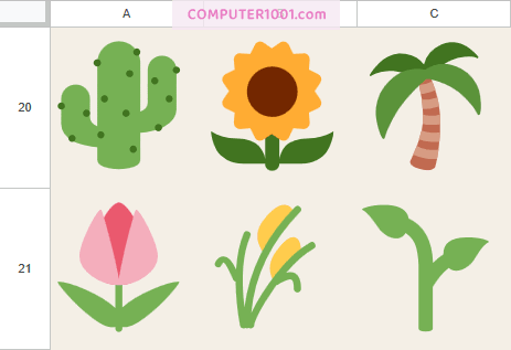 UNICHAR Google Sheets Emoji Bunga UNICHAR Google Sheets Emoji Bunga