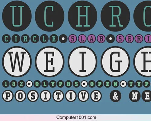 Uchrony Circle Font