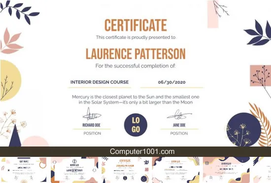 University Webinar Certificate Download Template Sertikat University Webinar Certificate