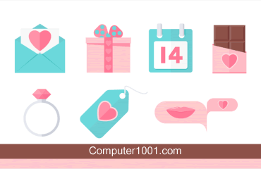 Valentines Day Icons for PowerPoint