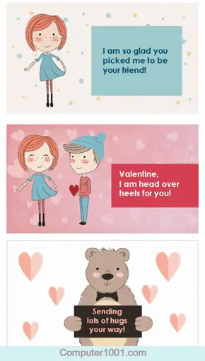 Valentines For Kids Template Word Kartu Valentines For Kids