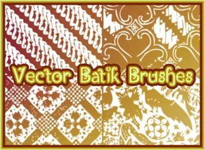 Vector Batik Brushes