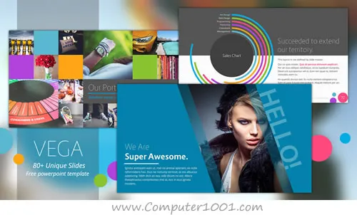 Free PPT Template Animation - Vega