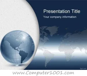 Virtual World PowerPoint Template