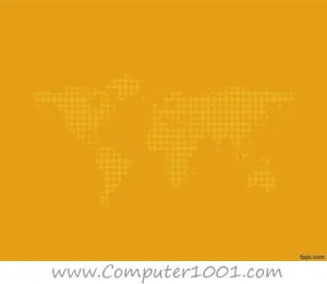 Worldmap Pixels PowerPoint