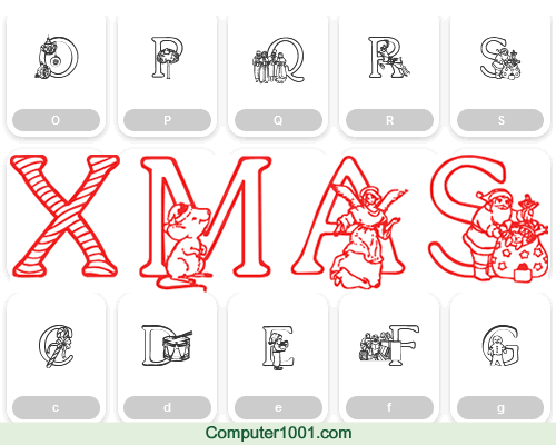 Font Natal XmasAlpha Font Natal XmasAlpha