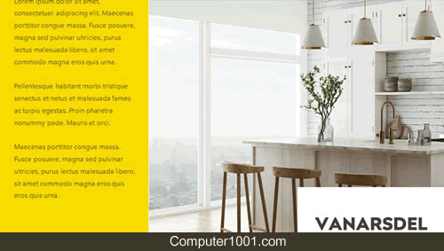 Yellow Brochure Template Brosur PPT Yellow Brochure