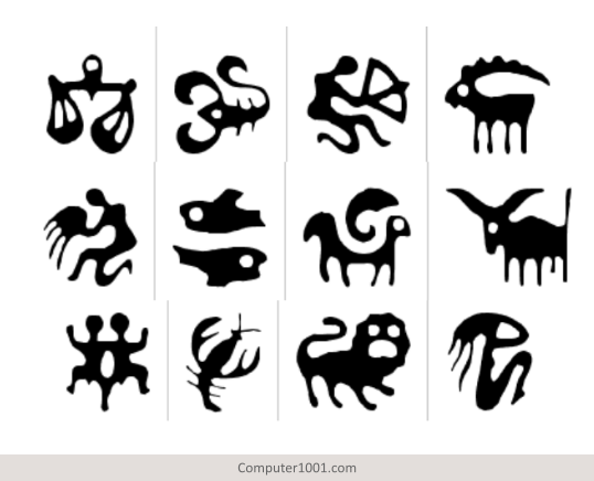 Font Zodiac Lucu