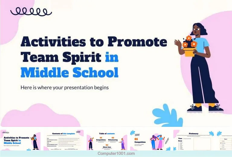 PPT Template Teamwork Activities to Promote Team Spirit PPT Template Teamwork Activities to Promote Team Spirit