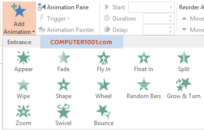 Add Animation Add Animation