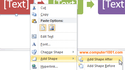 Add Shape SmartArt Add Shape SmartArt