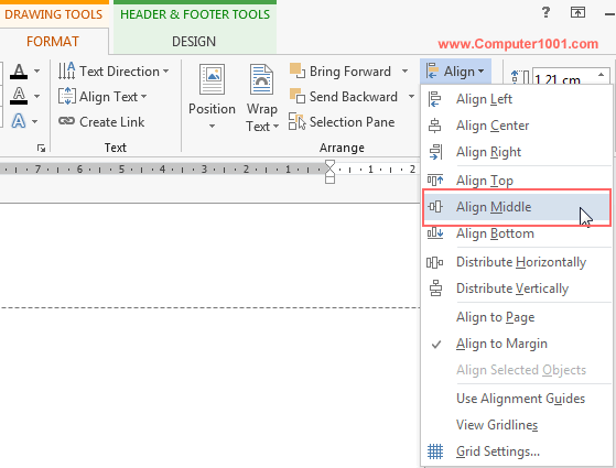 Align Middle Align Middle