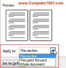 Mengatur Margin yang Berbeda dalam Dokumen yang Sama Mengatur Margin yang Berbeda dalam Dokumen yang Sama