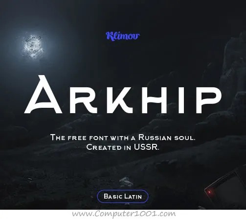 Arkhip Font Download font keren Arkhip