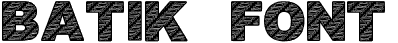 Batik Font 1