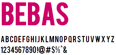 Bebas - Font Bebas - Font
