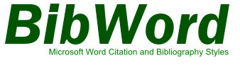 BibWord - tool kumpulan style kutipan dan daftar pustaka BibWord - tool kumpulan style kutipan dan daftar pustaka