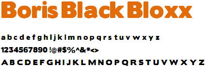 Boris Black Bloxx - Font Boris Black Bloxx - Font